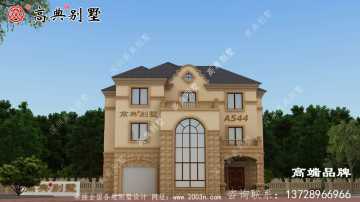 乡村193平方米三层自建欧式房屋别墅