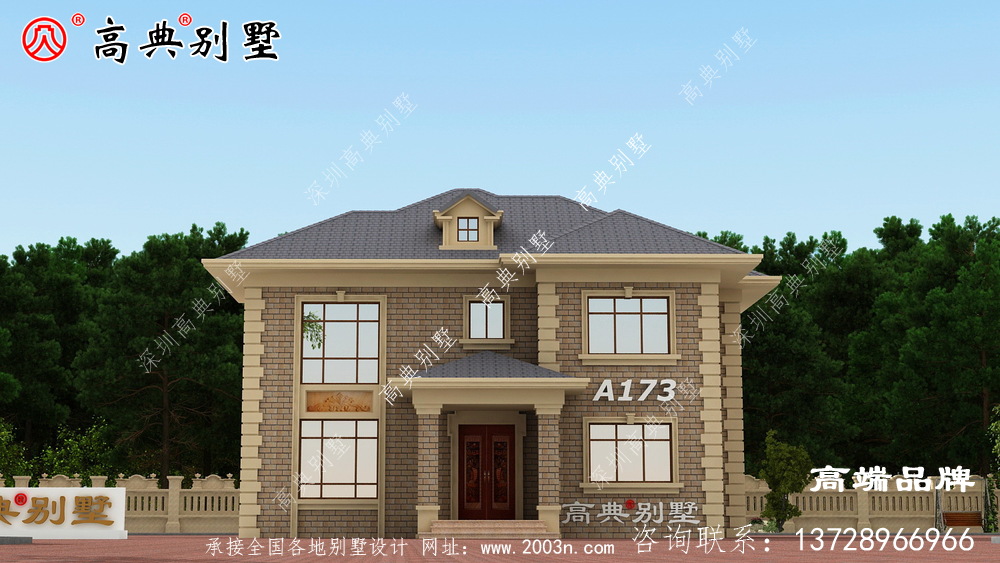 乡村二层简欧房屋住宅