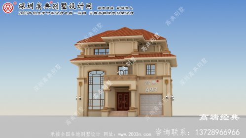 涟水县三层农村自建别墅设计图