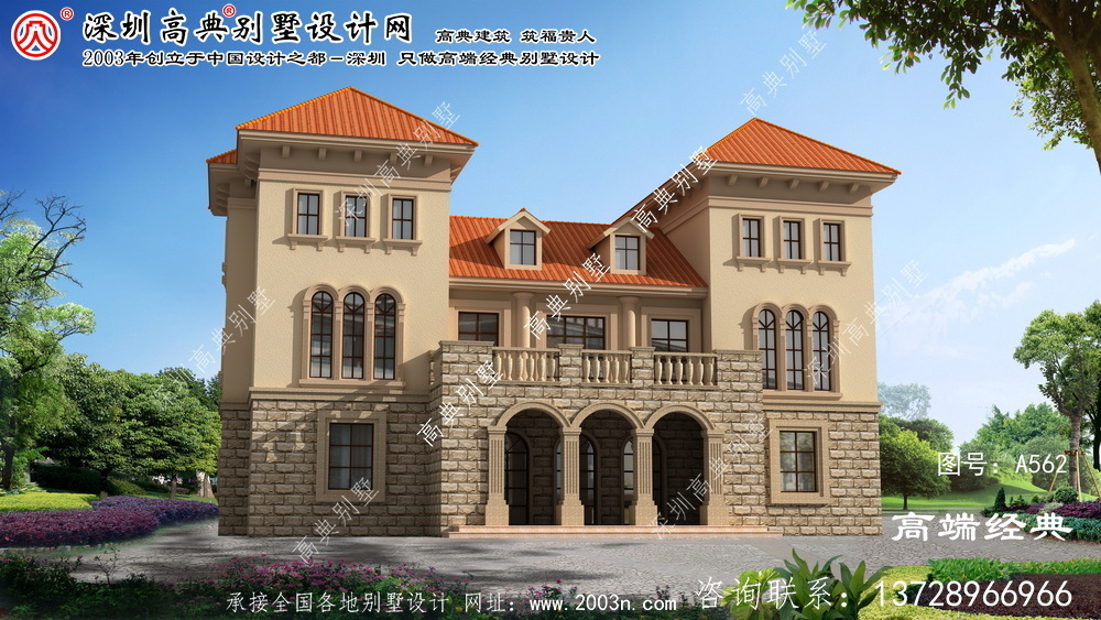 望江县农村建筑设计效果图