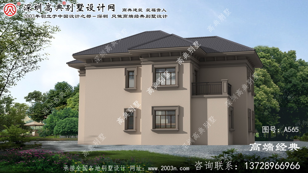 歙县二层别墅设计图纸