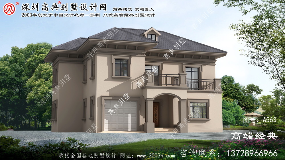 东风区二层欧式别墅效果图大全