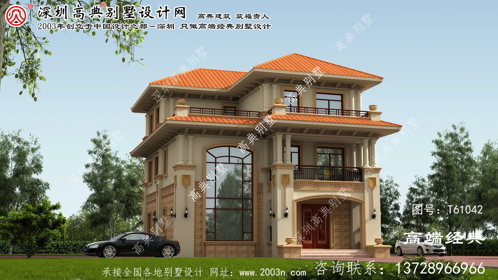 梓潼县三层别墅设计图