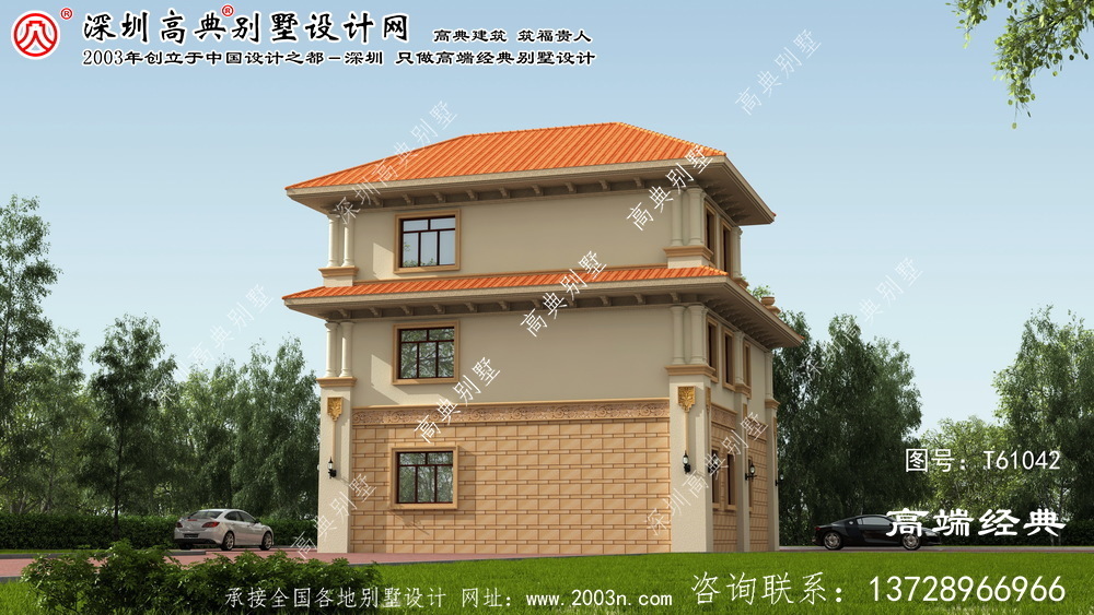 梓潼县三层别墅设计图