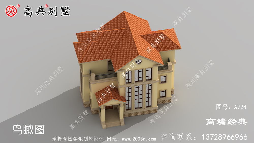 三层别墅设计效果图大全