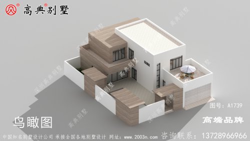 自建房外观设计图整体造型简约为主