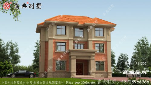 豪华欧式别墅外观效果图美观大气