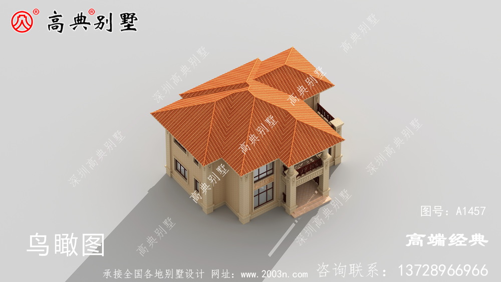 简欧两层户型,最佳养老别墅