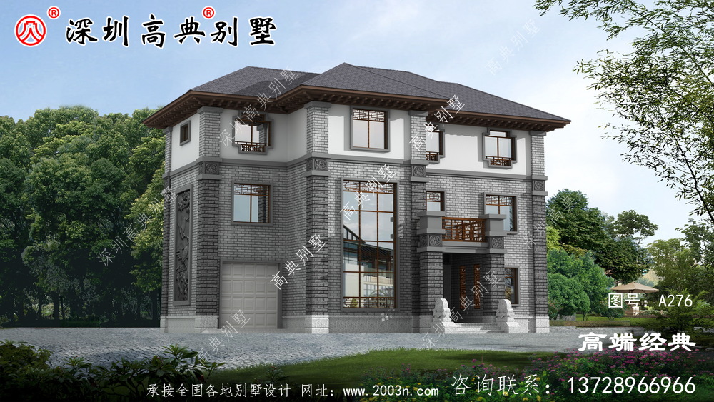 简欧自建楼房设计方案图，户型设计的很实用