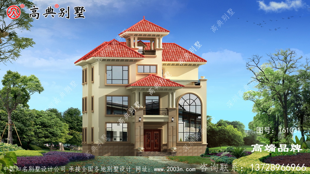 符合现代人的生活习惯布局的欧式别墅