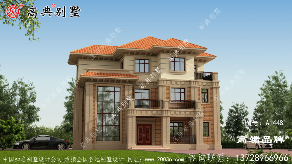 色调简单清爽,建筑设计感极强