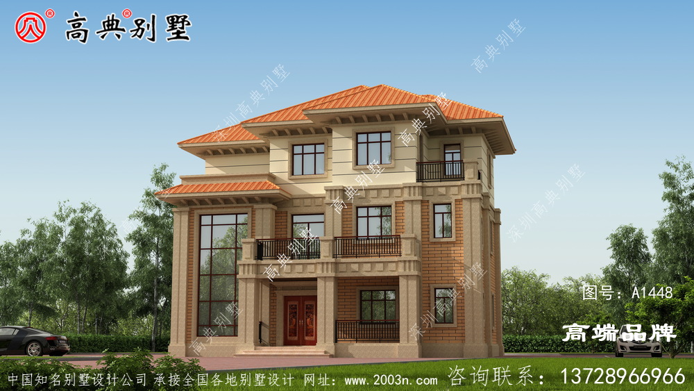 色调简单清爽,建筑设计感极强