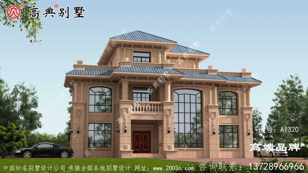 屋顶有宽敞的观景露台,休闲舒适。