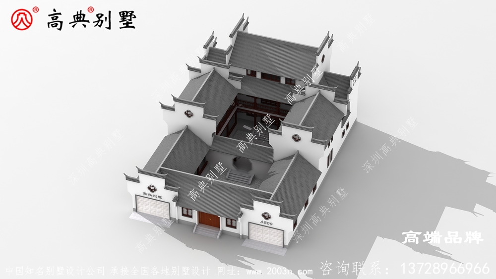 农村建别墅,一家人生活在一起别提有多美了。