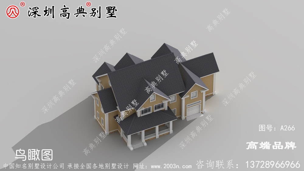 二层小别墅设计图，搭配清新优雅，户型设计十分漂亮。