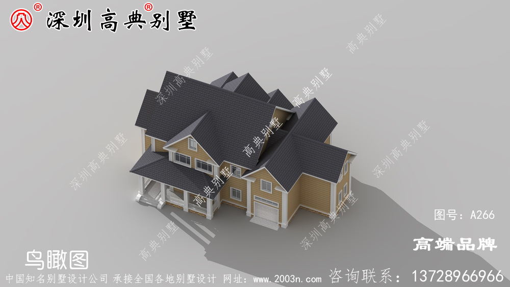 二层小别墅设计图，搭配清新优雅，户型设计十分漂亮。