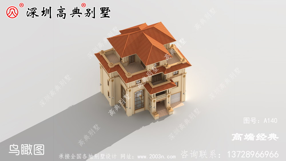 大户型四层别墅设计图，回老家建一栋，惊艳所有人