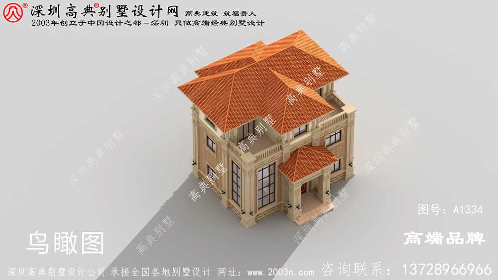 三层 住宅设计图 ，很有气派 ，回家 盖上一张 ，很有面子 。