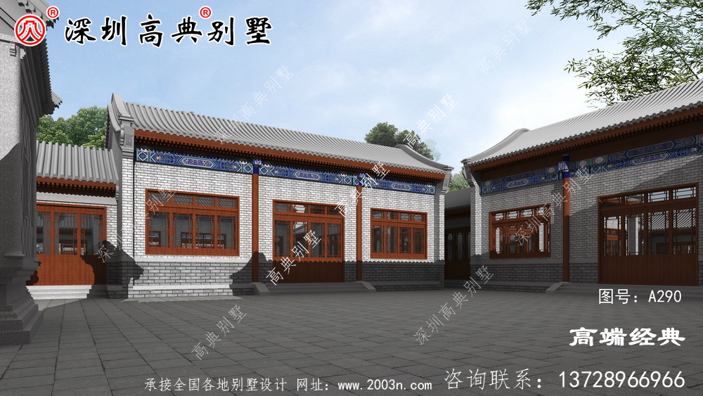 2021农村新款中式别墅图,古典与时尚碰撞,理想中的家