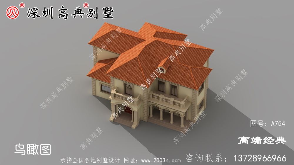 乡村二层自建房图,外观时尚布局讲究,经得起时间的考验。