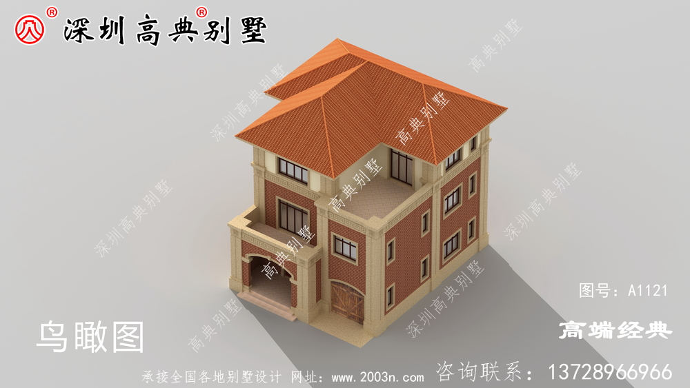 三层欧式别墅,看着就气派
