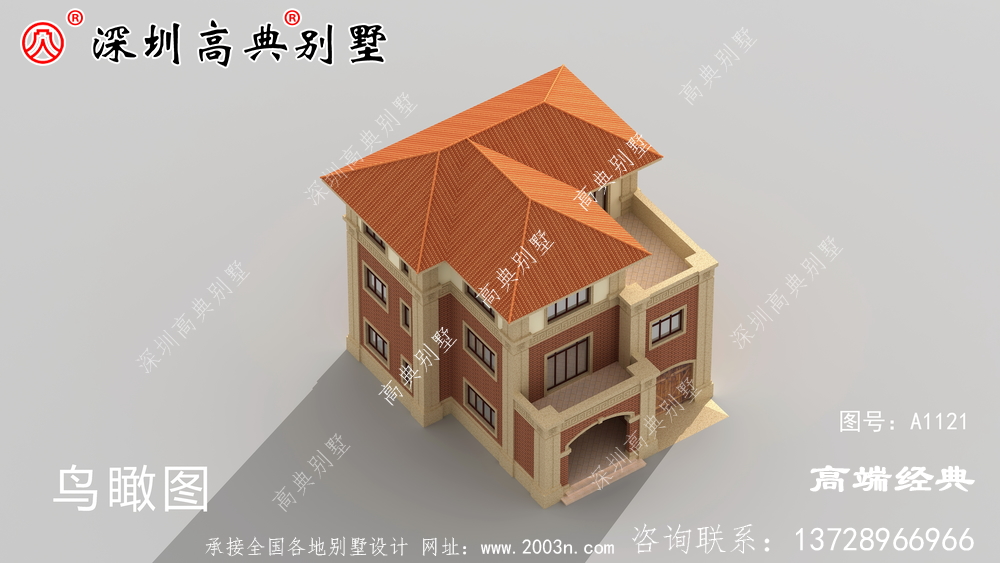 三层欧式别墅,看着就气派