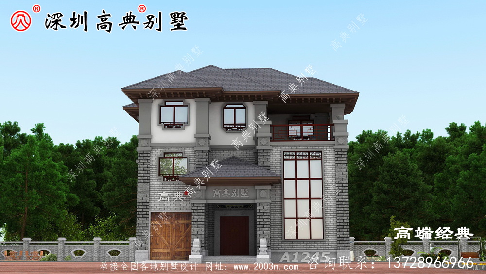 农村自建三层住宅设计图,总有一个你喜欢。