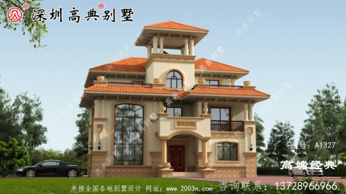 乡村三层楼的设计图，盖房子是大事，不能马虎。
