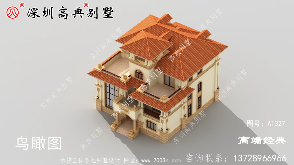 乡村三层楼的设计图,盖房子是大事,不能马虎。