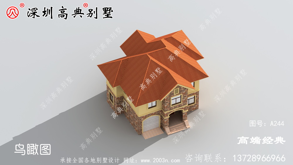 建栋别墅在蓝天白云下享受生活的宁静和岁月的美好吧