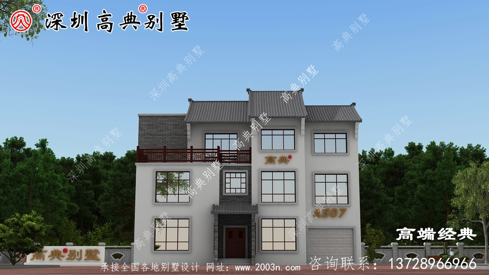 农村现在很多人建造欧式别墅,,太没新意了,有文化的人都喜欢建新中式别墅