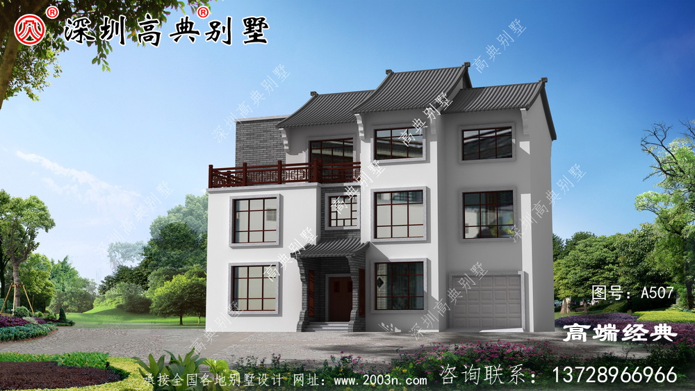 农村现在很多人建造欧式别墅,,太没新意了,有文化的人都喜欢建新中式别墅