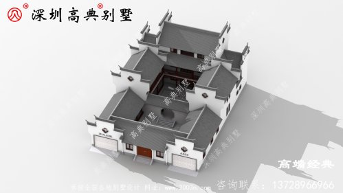 三层乡村别墅外观图，经济实用才是关键，建房不容错过。