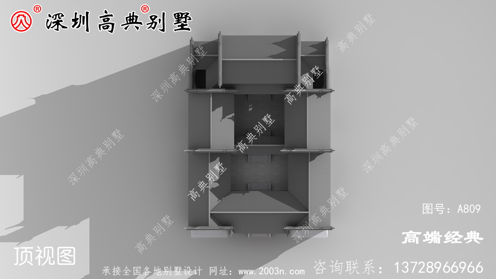 三层乡村别墅外观图,经济实用才是关键,建房不容错过。