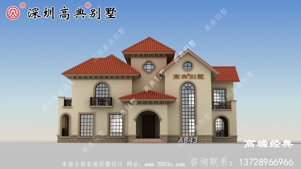 农村二层别墅,适合回老家建给爸妈居住