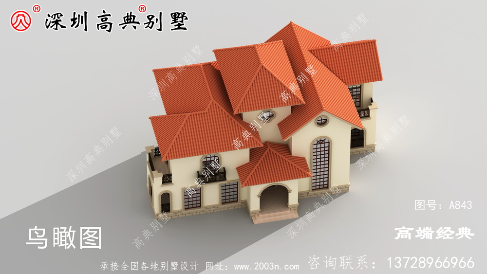 农村二层别墅,适合回老家建给爸妈居住