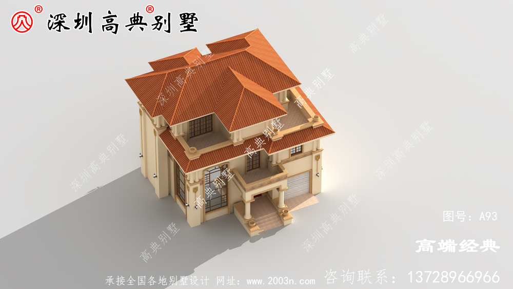 功能齐全，三楼设有大露台设计