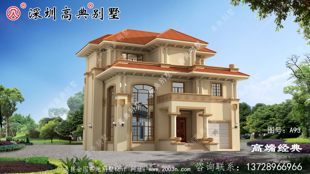 功能齐全，三楼设有大露台设计