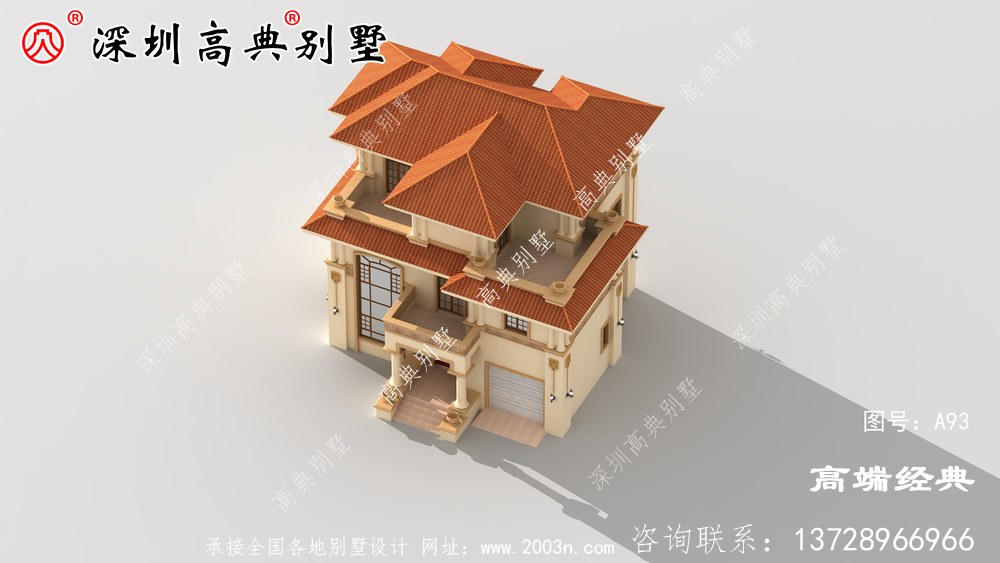 功能齐全，三楼设有大露台设计