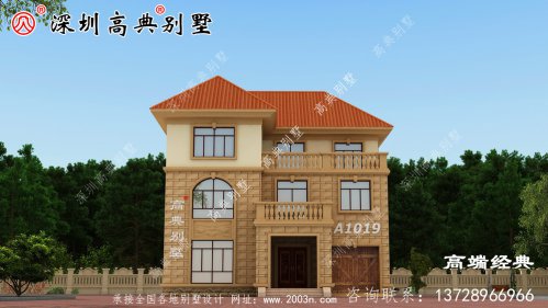 农村别墅这样建，跟城市的楼房一样好看