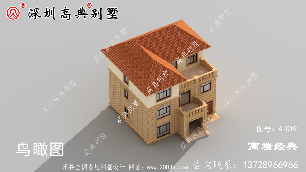 农村别墅这样建,跟城市的楼房一样好看