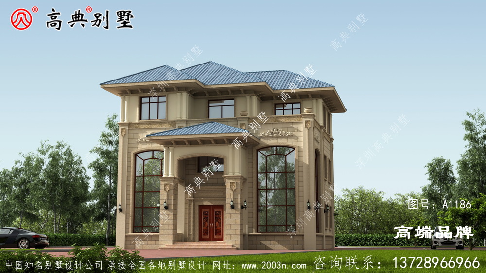 农村自营住宅,华丽的外观和实用的内部布局,居住体验比城市的小三居好