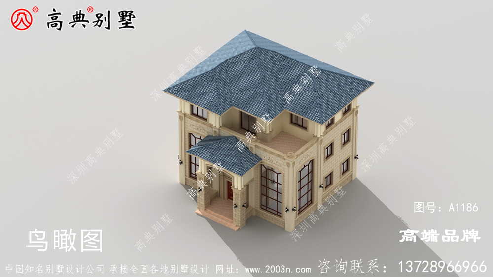 农村自营住宅,华丽的外观和实用的内部布局,居住体验比城市的小三居好