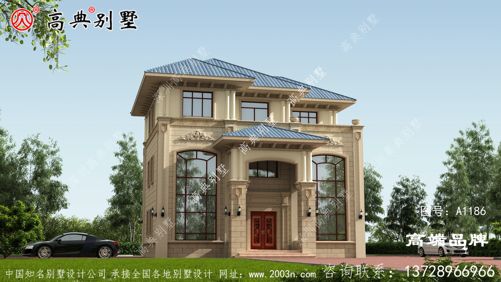 农村自营住宅,华丽的外观和实用的内部布局,居住体验比城市的小三居好
