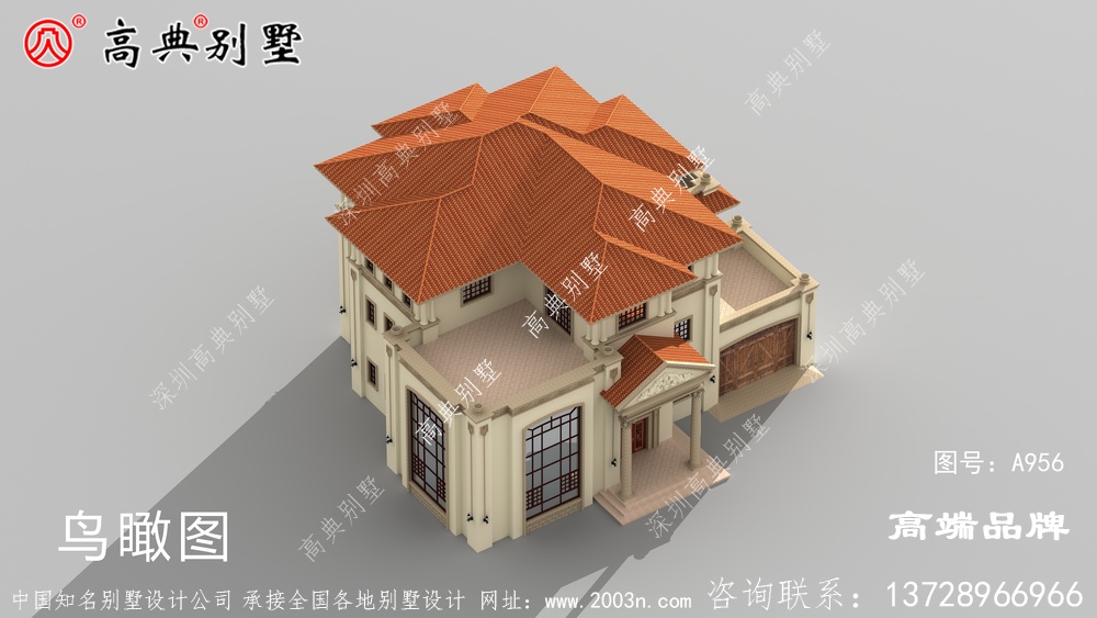 三层设有书房日常办公室和读书作业的好场所