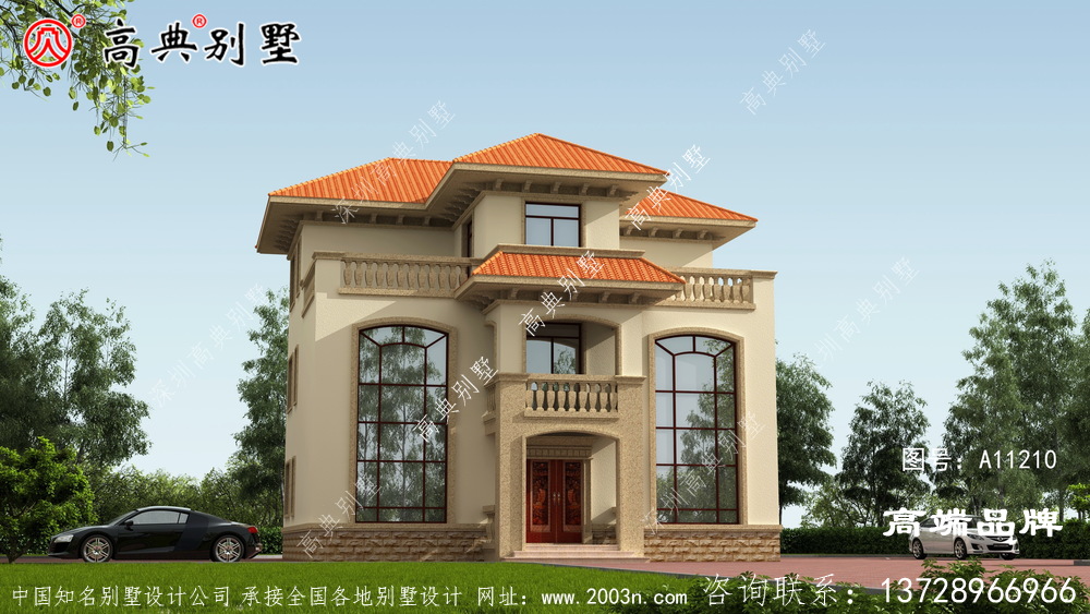 三层露台可供观景、晾晒、品午茶，是休闲的好地方
