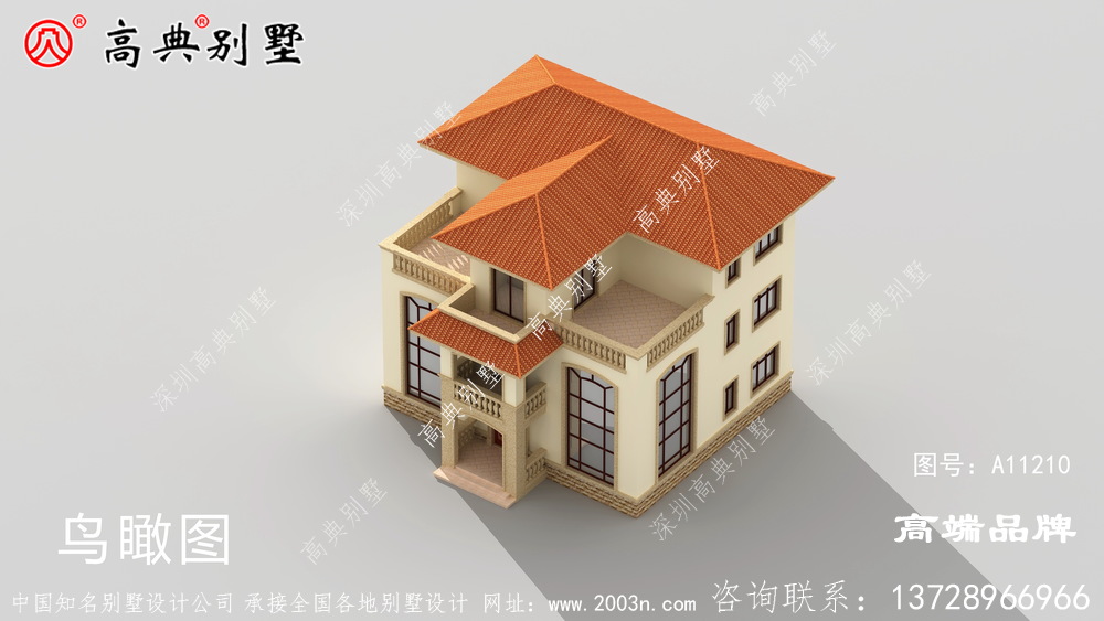 三层露台可供观景、晾晒、品午茶，是休闲的好地方