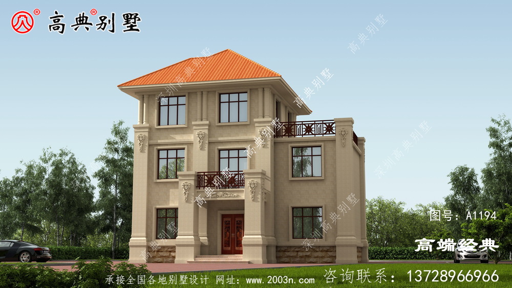 住在这样的别墅里,一家人过着幸福的生活,想想就觉得幸福。