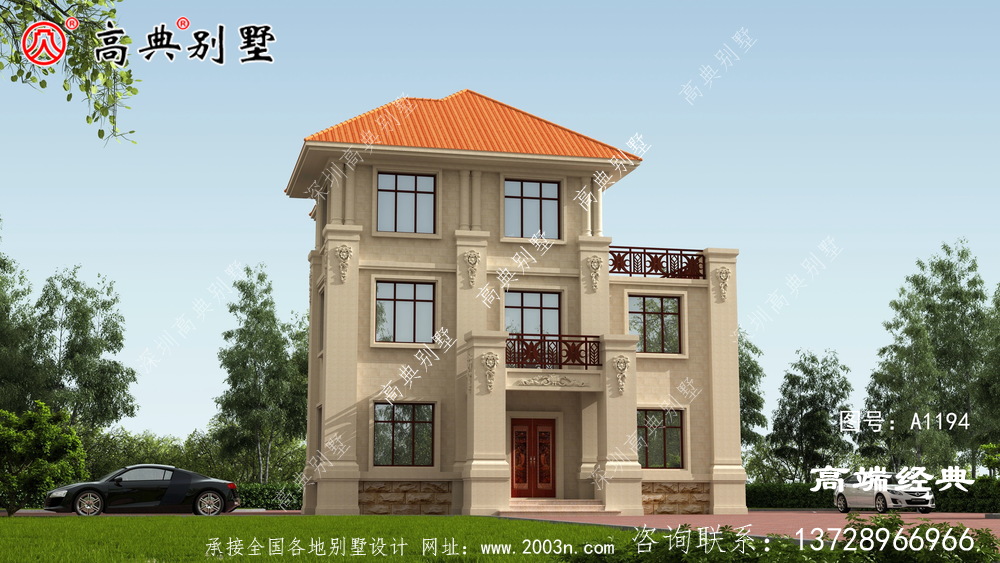 住在这样的别墅里,一家人过着幸福的生活,想想就觉得幸福。