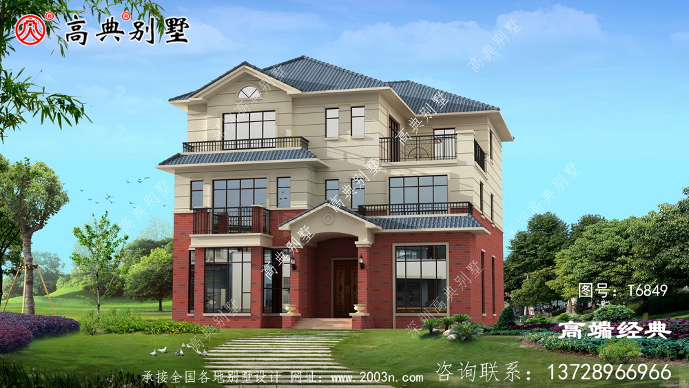 农村别墅这样设计，每一款都很大气实用